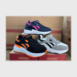 حذاء سنيكرز اطفالى فوندي تريكو نسيج خيط مستورد نعل حقن PVC الوان متعددة جميع المواسم من ديزرت - M53