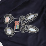 سويتشيرت مطبوع حريمي ميلتون كحلي من ان جي - ND-10