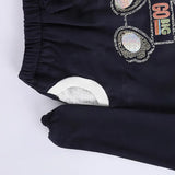 سويتشيرت مطبوع حريمي ميلتون كحلي من ان جي - ND-10