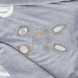 سويتشيرت مطبوع حريمي ميلتون رصاصي من ان جي - ND-12