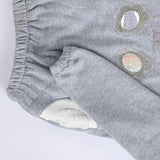 سويتشيرت مطبوع حريمي ميلتون رصاصي من ان جي - ND-12