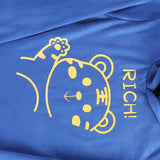 سويتشيرت مطبوع حريمي ميلتون ازرق من ان جي - ND-4