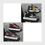 حذاء سنيكرز رجالى فوندي جلد اسكاى مستورد ونعل PVC حقن ألوان متعددة جميع المواسم من روما - NDF-2