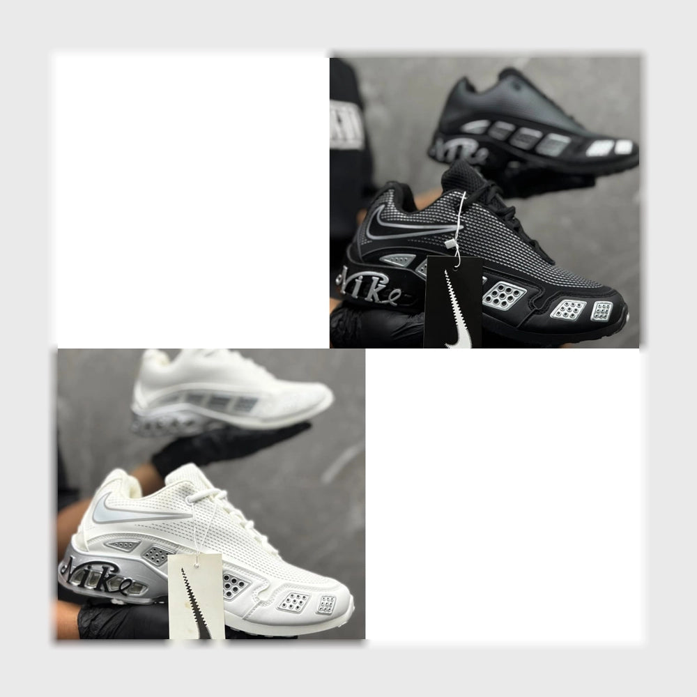 حذاء سنيكرز رجالى فوندي جلد إسكاي مستورد ونعل PVC حقن الوان متعددة جميع المواسم من روما - NIKE-2
