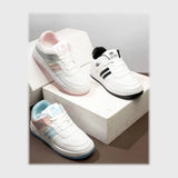 حذاء سنيكرز حريمى فوندي جلد إسكاي مستورد ونعل PVC حقن الوان متعددة جميع المواسم من كيو ار شوز-NK-6