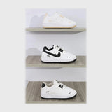 حذاء سنيكرز حريمى فوندي جلد إسكاي مستورد ونعل PVC حقن الوان متعددة جميع المواسم من كيو ار شوز-NK157