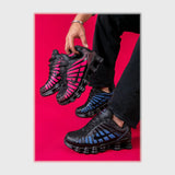 حذاء سنيكرز رجالى فوندي جلد اسكاى مستورد ونعل PVC حقن ألوان متعددة جميع المواسم من اس اتش - OX-025