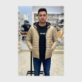 جاكيت بامب بكابيشوه ووتر بروف مبطن فرو رجالي سوفت بيج شتوي من كيه اتش ال - Pump-BJ