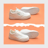 حذاء سنيكرز حريمى فوندي جلد إسكاي مستورد ونعل PVC حقن الوان متعددة جميع المواسم من بري باندا - QER5