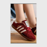 حذاء سنيكرز حريمى فوندي جلد إسكاي مستورد ونعل PVC حقن الوان متعددة جميع المواسم من ساندي - R-499-2