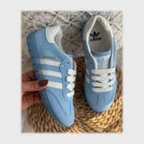 حذاء سنيكرز حريمى فوندي جلد إسكاي مستورد ونعل PVC حقن الوان متعددة جميع المواسم من ساندي - R-499-5