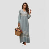 عباية استقبال تطريز حريمى مراسي الوان متعددة جميع المواسم من اس تي - RH-8