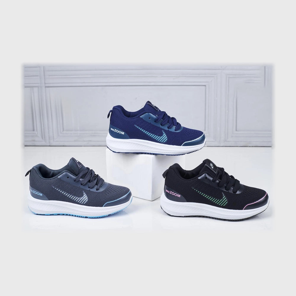 حذاء سنيكرز حريمى فوندي تريكو خيط مستورد ونعل PVC حقن الوان متعددة جميع المواسم من فيكتور - RW110