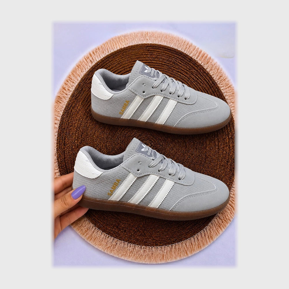 حذاء سنيكرز حريمى فوندي جلد إسكاي مستورد ونعل PVC حقن الوان متعددة جميع المواسم من ذا بيست - S-47