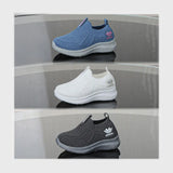 حذاء سنيكرز اطفالى فوندي تريكو خيط مستورد ونعل PVC حقن الوان متعددة جميع المواسم من كيو كيو - S6301