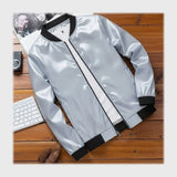 جاكيت بيلسيه ووتر بروف مبطن فرو رجالي سوفت رمادي فاتح شتوي من كيه اتش ال - SAD-LG