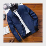 جاكيت بيلسيه ووتر بروف مبطن فرو رجالي سوفت كحلي شتوي من كيه اتش ال - SAD-NV