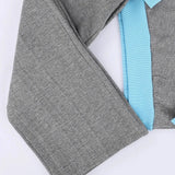 ترينج مطبوع حريمي ميلتون مبطن رمادي شتوي من شاتورنا - SH-1-XL