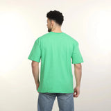 تيشيرت دائري رجالي اخضر من شورت كت