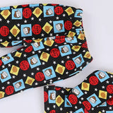 ترينج كارو اولادي ميلتون قطن اسود شتوي من شاتورنا - Sh-22-10