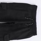 بنطلون سويت بانس اولادي ميلتون قطن اسود شتوي من شاتورنا - SH-26-BL-18