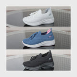 حذاء سنيكرز حريمى فوندي تريكو خيط مستورد ونعل PVC حقن الوان متعددة جميع المواسم من كيو كيو - SH21-5