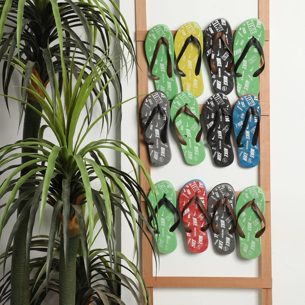 Onda Printed Slippers for Men, PVC - Multicolor