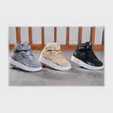 حذاء سنيكرز اطفالى فوندي جلد إسكاي مستورد ونعل PVC حقن الوان متعددة جميع المواسم من ان ستايل - SR-581-1