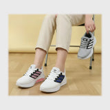 حذاء سنيكرز حريمى فوندي تريكو خيط مستورد ونعل PVC حقن الوان متعددة شتوى من الطائر - SS05