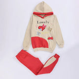 ترنج مطبوع قطعتين بناتي ميلتون مستورد الوان متعددة شتوي من ايه ال واي - T-10