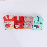 ترنج مطبوع قطعتين بناتي ميلتون مستورد الوان متعددة شتوي من ايه ال واي - T-10