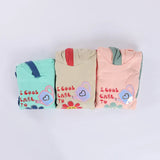 ترنج مطبوع قطعتين بناتي ميلتون مستورد الوان متعددة شتوي من ايه ال واي - T-11