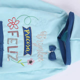 ترنج مطبوع قطعتين بناتي ميلتون مستورد الوان متعددة شتوي من ايه ال واي - T-14