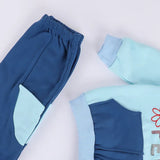 ترنج مطبوع قطعتين بناتي ميلتون مستورد الوان متعددة شتوي من ايه ال واي - T-14