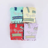 ترنج مطبوع قطعتين بناتي ميلتون مستورد الوان متعددة شتوي من ايه ال واي - T-14