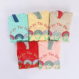 ترنج مطبوع قطعتين بناتي ميلتون مستورد الوان متعددة شتوي من ايه ال واي - T-17