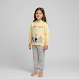 ترنج مطبوع قطعتين بناتي ميلتون مستورد الوان متعددة شتوي من ايه ال واي - T-18