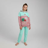 ترنج مطبوع قطعتين بناتي ميلتون مستورد الوان متعددة شتوي من ايه ال واي - T-22