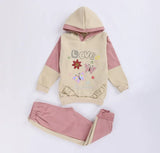 ترنج مطبوع قطعتين بناتي ميلتون مستورد الوان متعددة شتوي من ايه ال واي - T-24