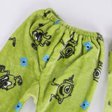 ترنج مطبوع قطعتين اطفالي فرو الوان متعددة شتوي من ايه ال واي - T-25