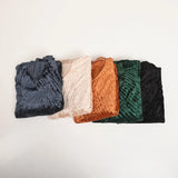 اسدال مضلع حريمي بليسيه قطيفه مضلع الوان متعددة شتوي من ايه ال واي - T-26