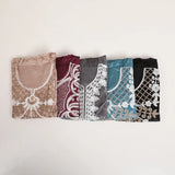 عبايه حريمي قطيفه الوان متعددة شتوي من ايه ال واي - T-29