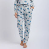 بنطلون مطبوع حريمي فايبر الوان متعددة شتوي من ايه ال واي - T-38