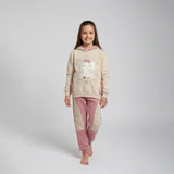 ترنج مطبوع قطعتين بناتي ميلتون مستورد الوان متعددة شتوي من ايه ال واي - T-40