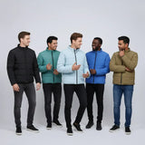 جاكيت ساده رجالي سوفت الوان متعددة شتوي من ايه ال واي - T-45