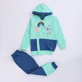 ترنج مطبوع قطعتين بناتي ميلتون مستورد الوان متعددة شتوي من ايه ال واي - T-7