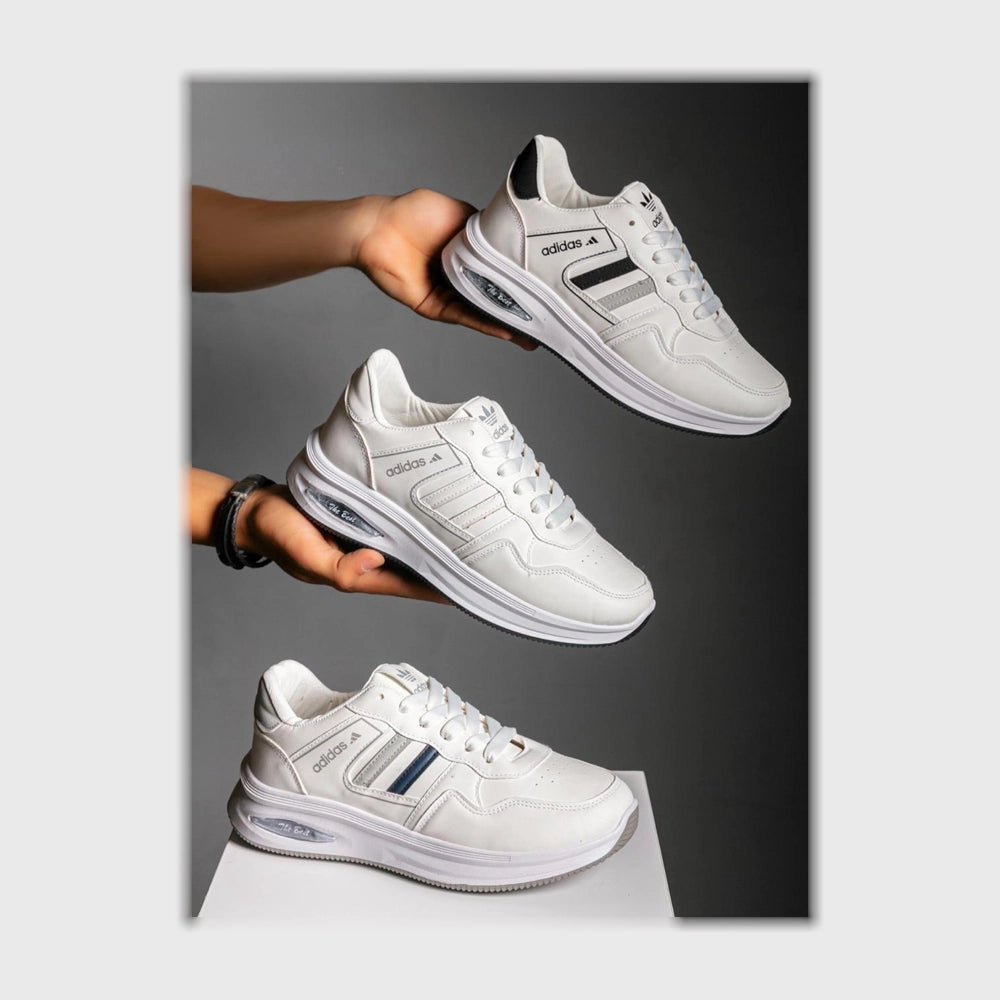 حذاءسنيكرز رجالى فوندي جلد إسكاي مستورد ونعل PVC حقن الوان متعددة جميع المواسم من ذا بيست - T-806