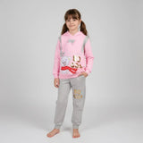 ترنج مطبوع قطعتين بناتي ميلتون مستورد الوان متعددة شتوي من ايه ال واي - T-8