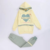 ترنج مطبوع قطعتين بناتي ميلتون مستورد الوان متعددة شتوي من ايه ال واي - T-9