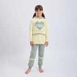 ترنج مطبوع قطعتين بناتي ميلتون مستورد الوان متعددة شتوي من ايه ال واي - T-9